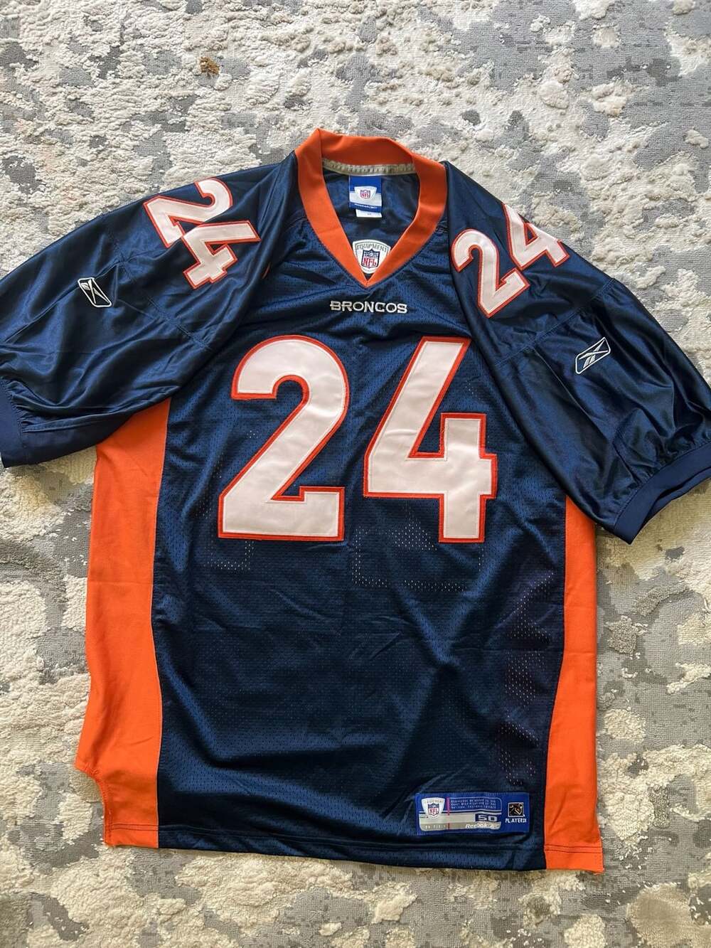 Vintage Champ Bailey Denver Broncos #24 Reebok Jersey